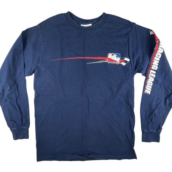 Indy Racing League IRL vintage 90s y2k long sleeve t-shirt men's medium fit - Picture 1 of 3